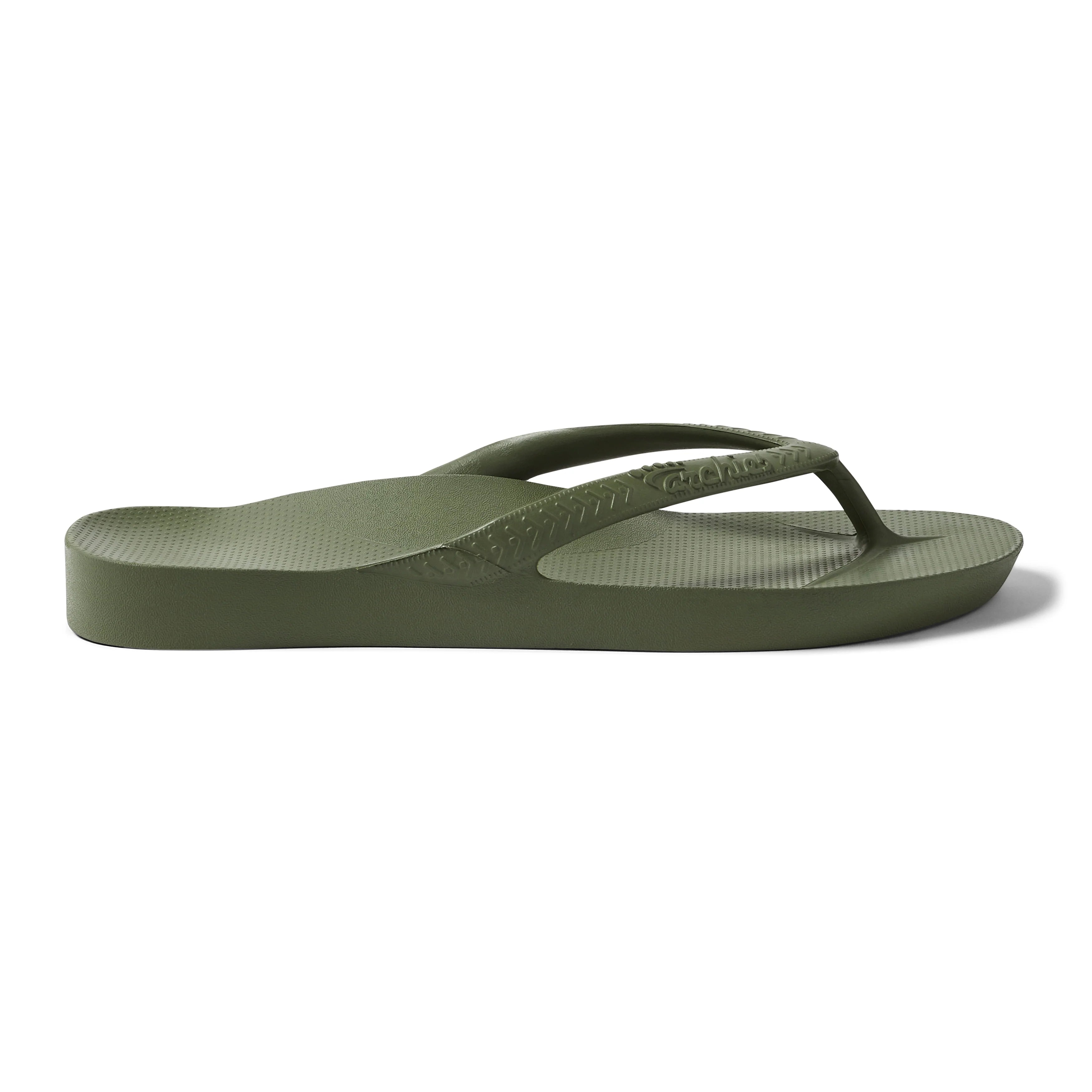 Arch Support Flip Flops - Classic - Olive