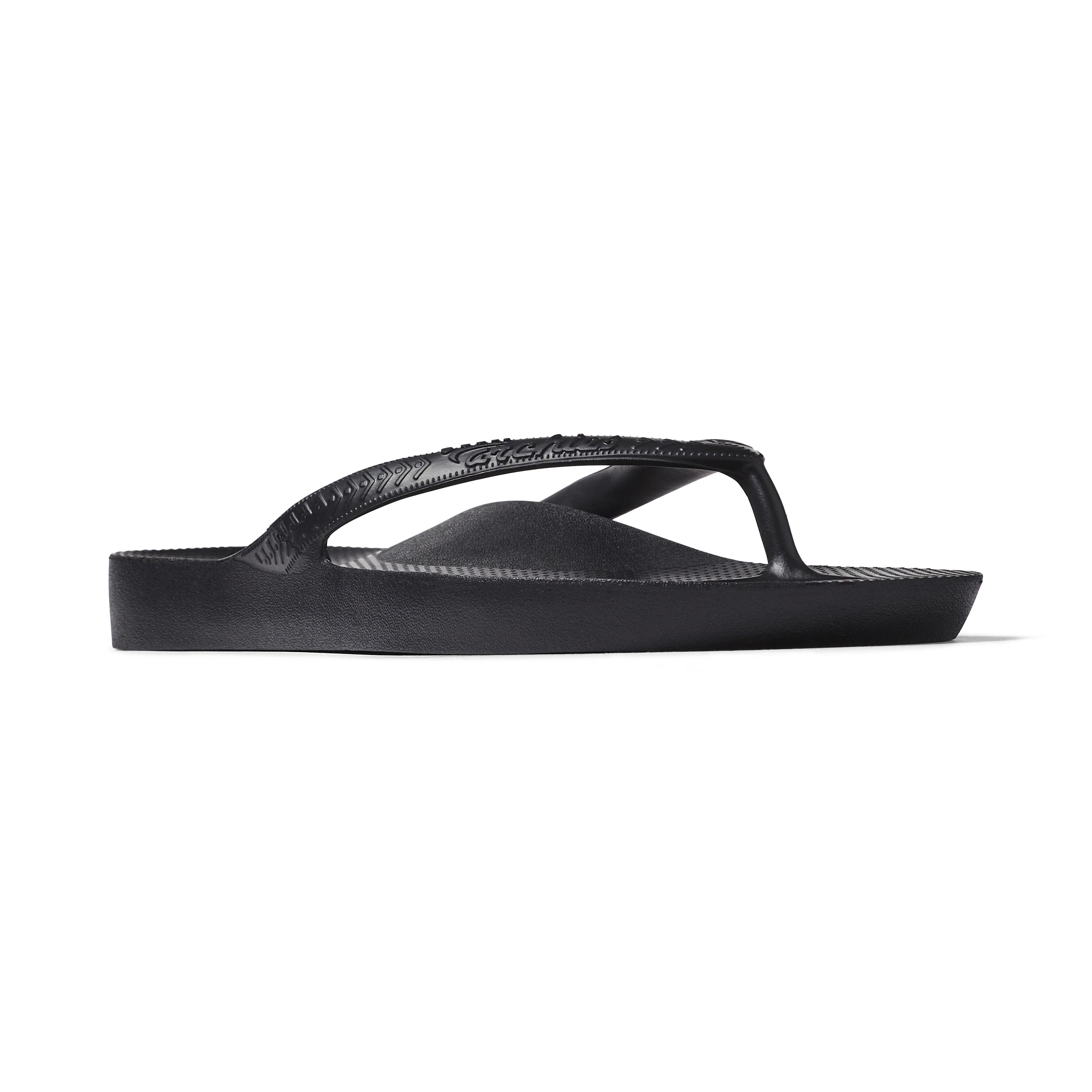 Arch Support Flip Flops - Classic - Black