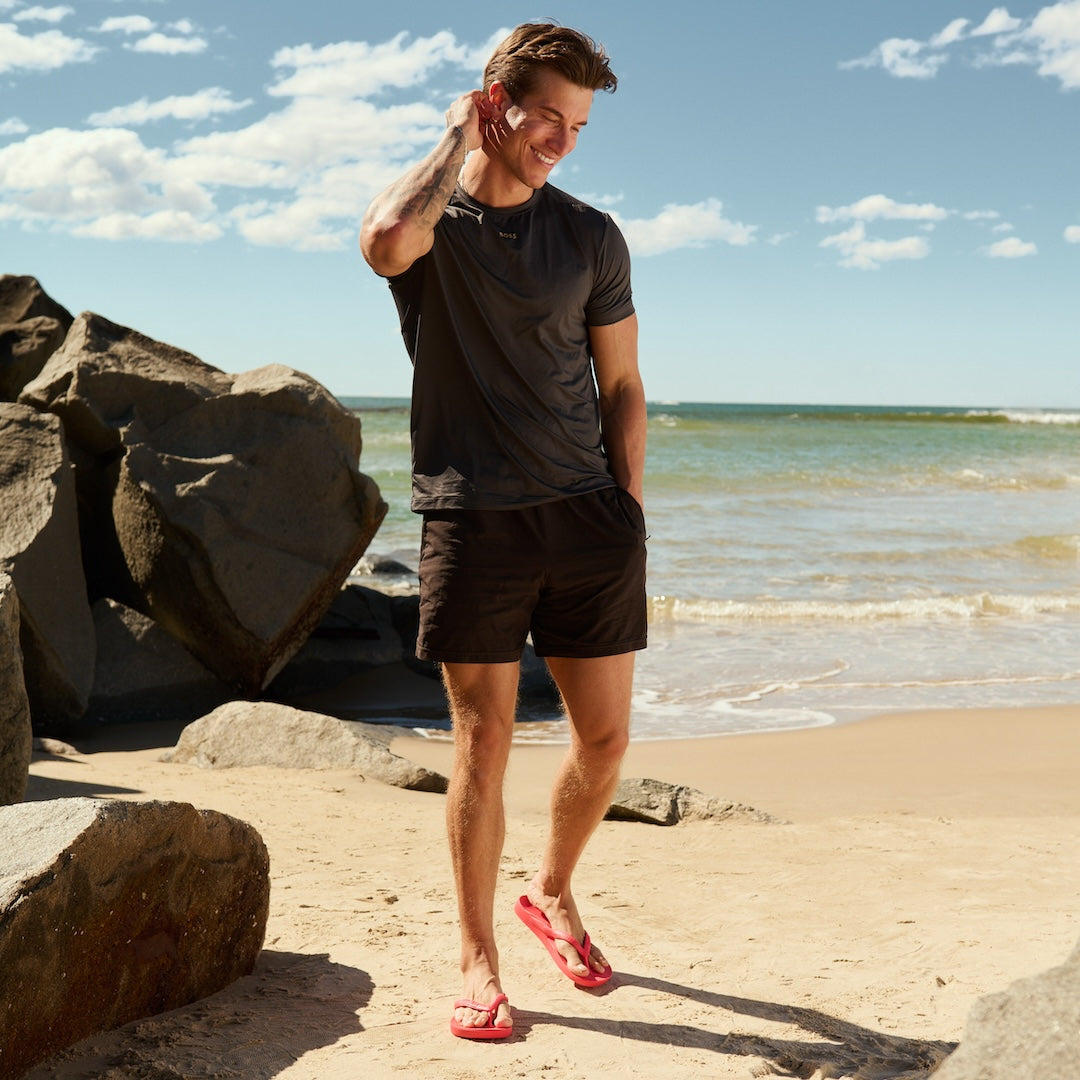 Arch Support Flip Flops - Classic - Coral