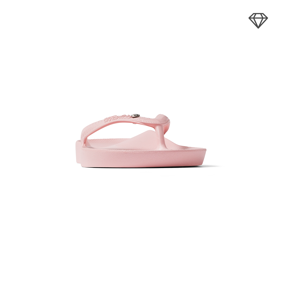 Arch Support Flip Flops - Classic - Crystal Pink